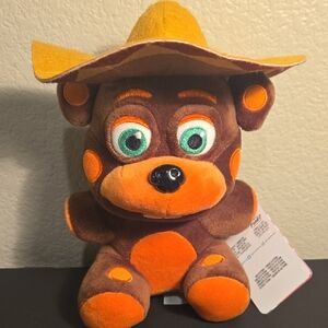 Funko Five Nights At Freddy Bear Plush - Brown and Orange